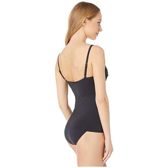 NWT! Bleu Rod Beattie Women's Black Front Twist Tankini Swim Top - Size 10 - Picture 4 of 9